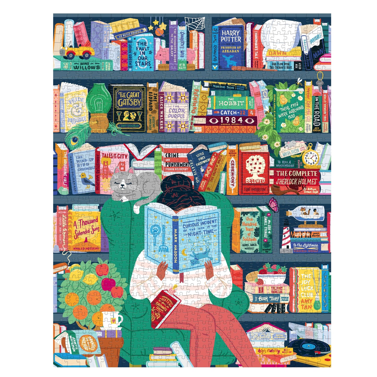 50 Must-Read Books Bucket List 1000-Piece Jigsaw Puzzle