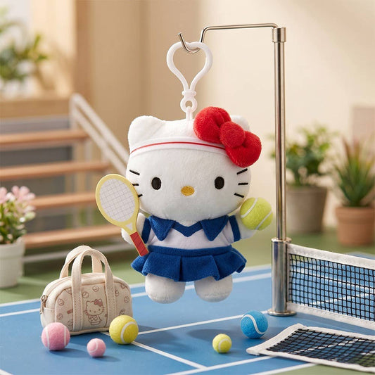Limited Edition Sanrio Characters Tennis Plush Keychain