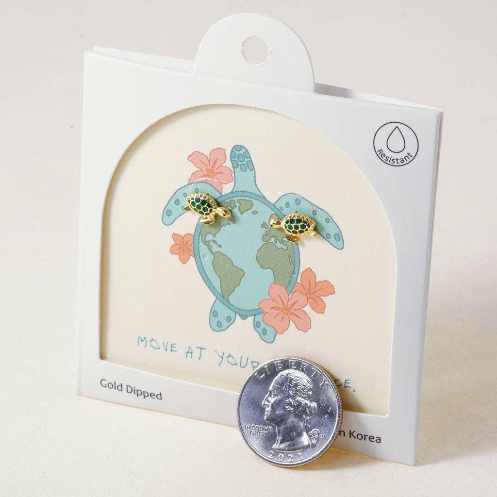 Turtle Power, earrings