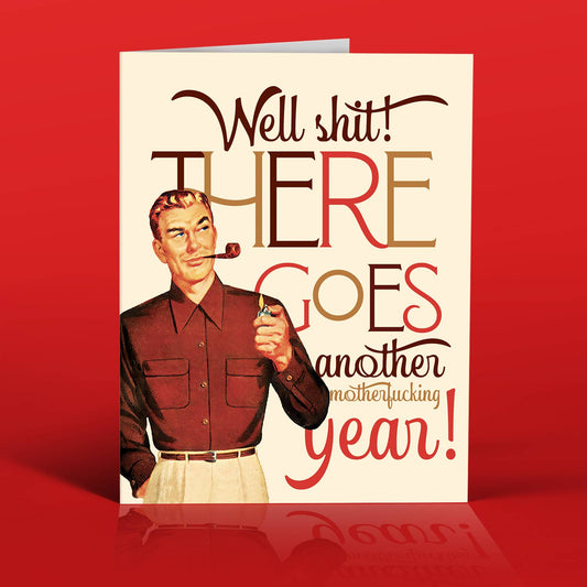 ANOTHER YEAR cool card for men