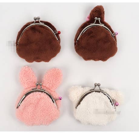 Official Sekiguchi Monchhichi Plush Snap Coin Purse