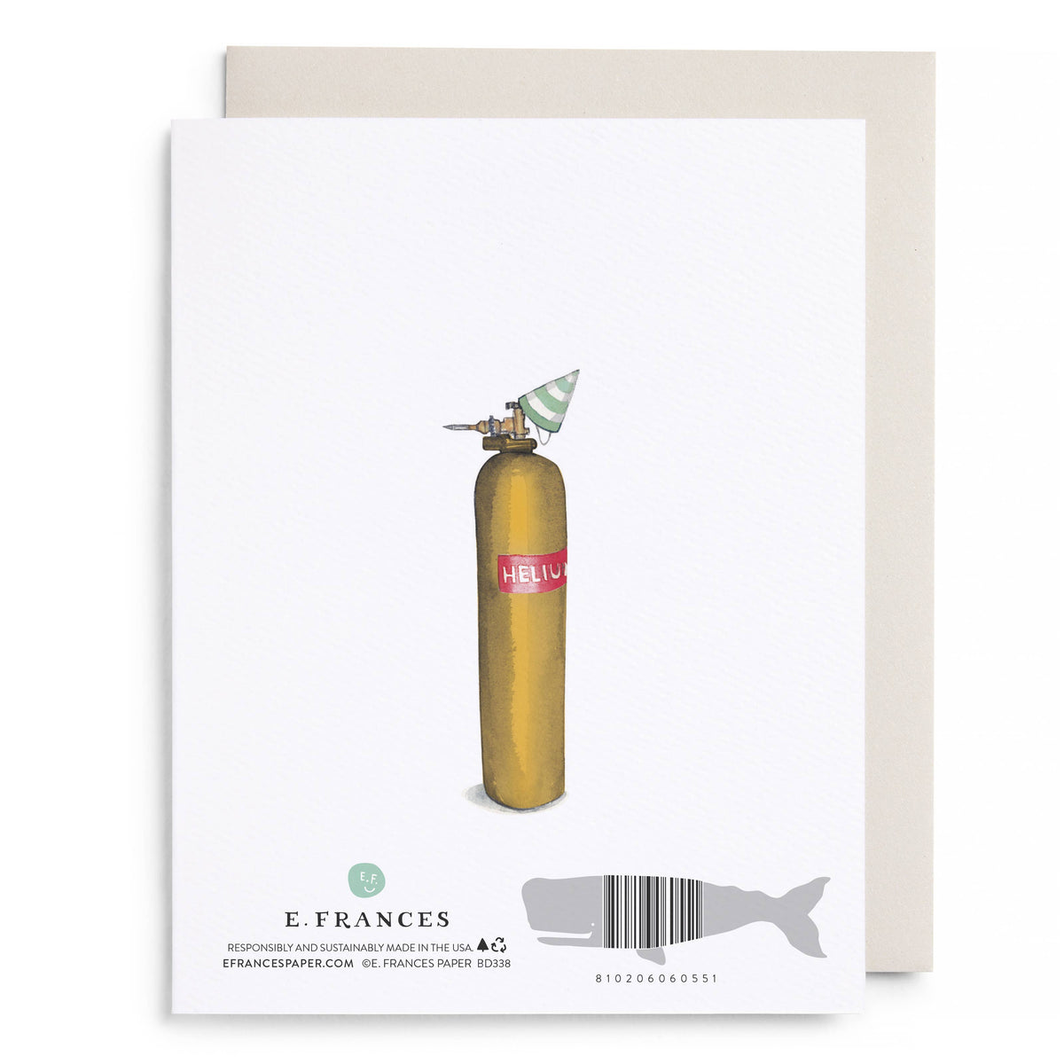 Helium 21 Birthday Greeting Card