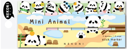 Nekoni Panda Sticky Note - Front & Company: Gift Store
