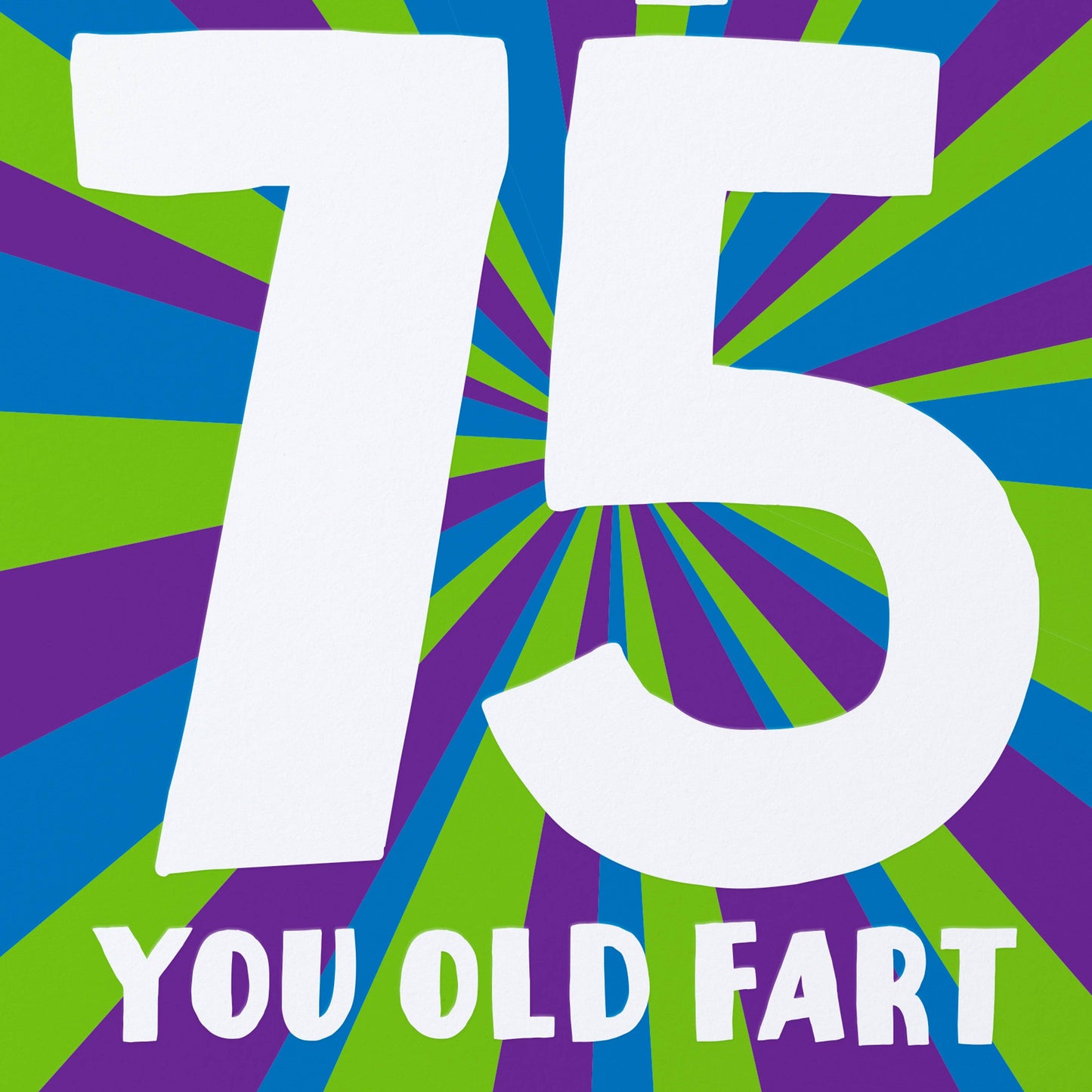 Happy 75 Birthday Card