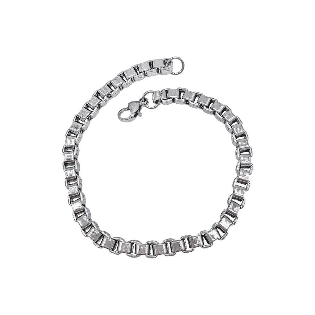 Box Chain Bracelet silver