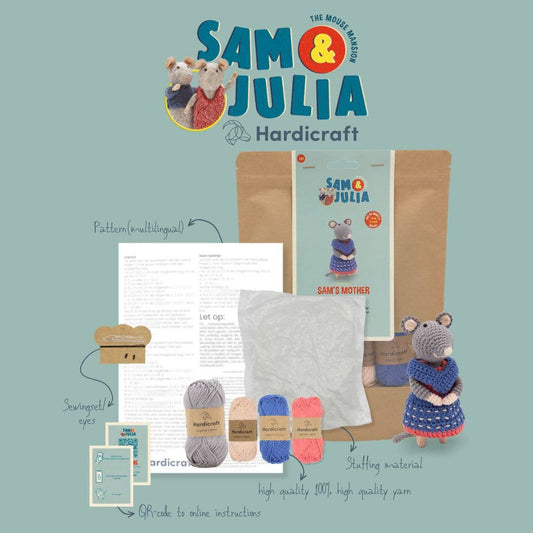 DIY Crochet Kit - Sam's Mother Mouse