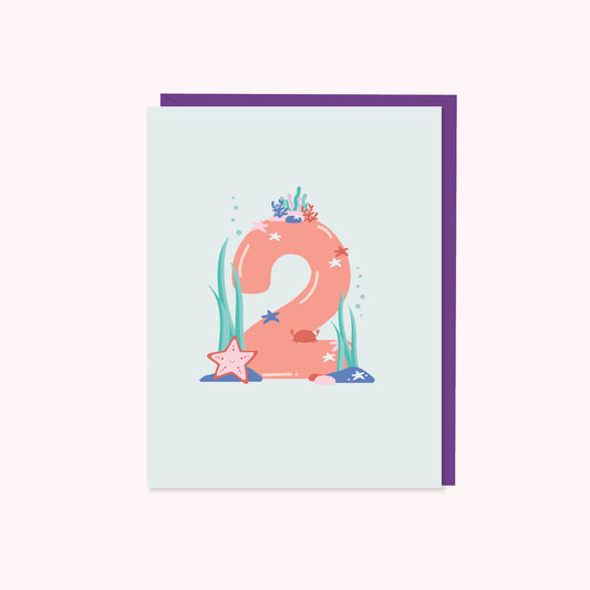 Two Years Old | Greeting Card