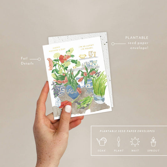 Mother's Flower Shoppe - Mother's Day Card