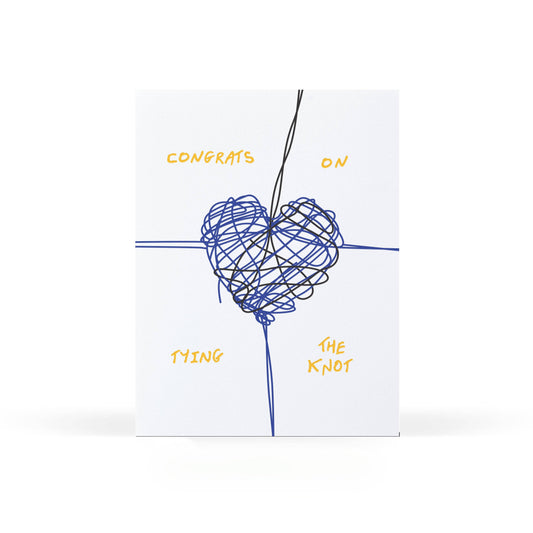 Congrats on Tying the Knot Engagement Card