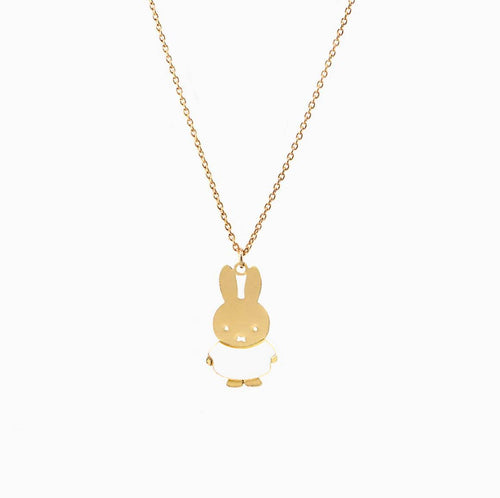 Miffy rabbit necklace (white) x Miffy - Front & Company: Gift Store