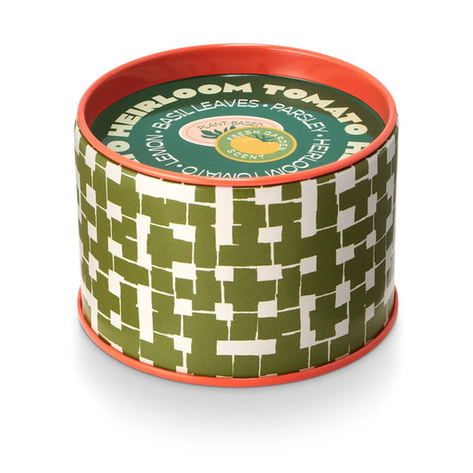 Farmers Market Tin Candle - Heirloom Tomato