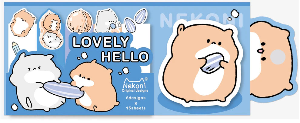 Nekoni Hamster Sticky Note