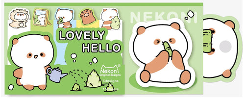 Nekoni Panda Sticky Note - Front & Company: Gift Store