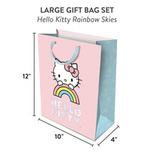 Load image into Gallery viewer, Hello Kitty Rainbow Skies (LV) Gift Bag Set
