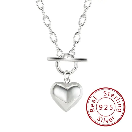 Sterling Silver 925 Heart necklace