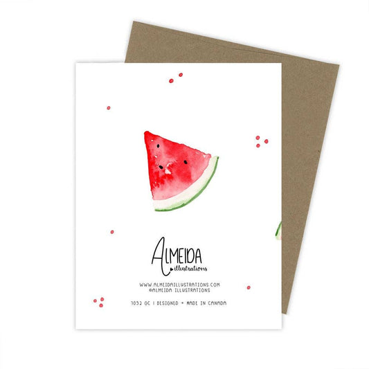 Life is Sweet Watermelon Card