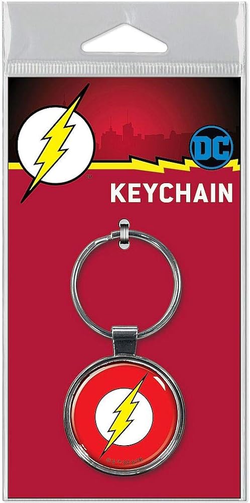 DC Comic The Flash Logo Keychain