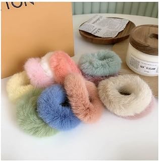 Fuzzy Hair Scrunchies - Front & Company: Gift Store