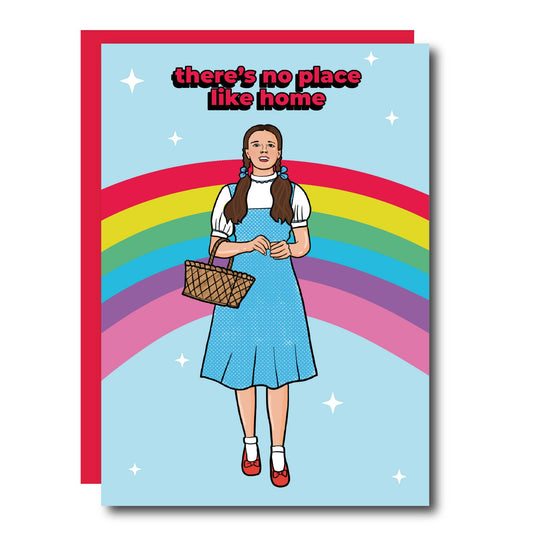 There's No Place Like Home Moving New Home Greeting Card