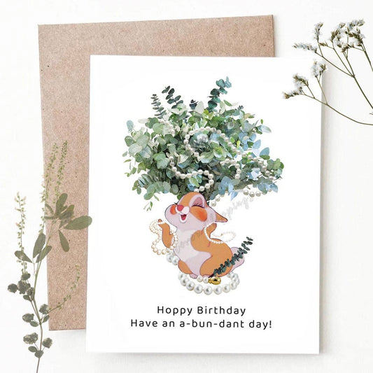 Disney inspired: Hoppy Birthday, Have an a-bun-dant day!