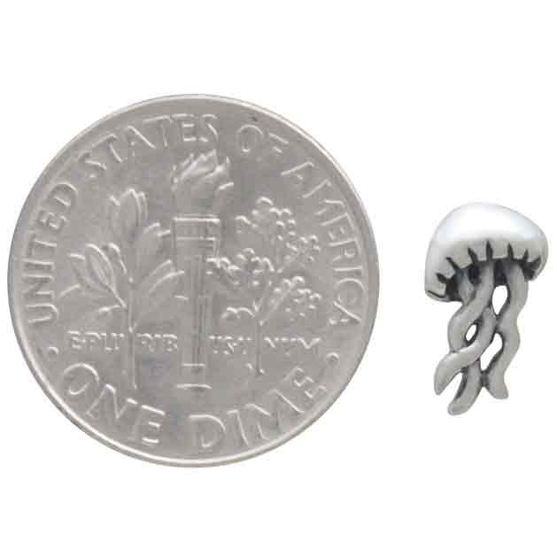 Jellyfish Post Earrings 11x6mm