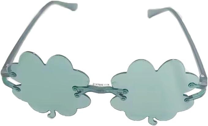 Green Clover Glasses St. Patricks