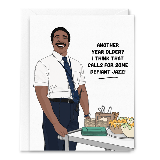 Defiant Jazz Sevrnce Birthday Card