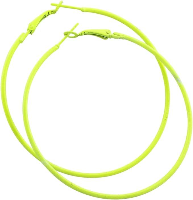 Colour Oversized Hoops