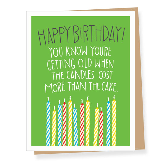 Candles Cost More Birthday Card