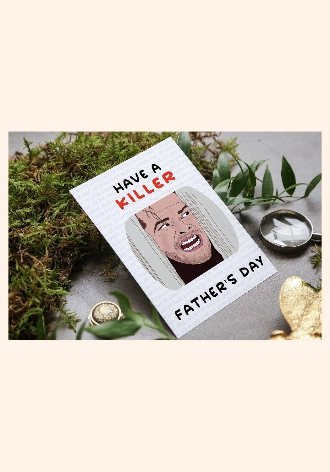 Killer Father's Day Card | Horror Film Buff | Pop Culture