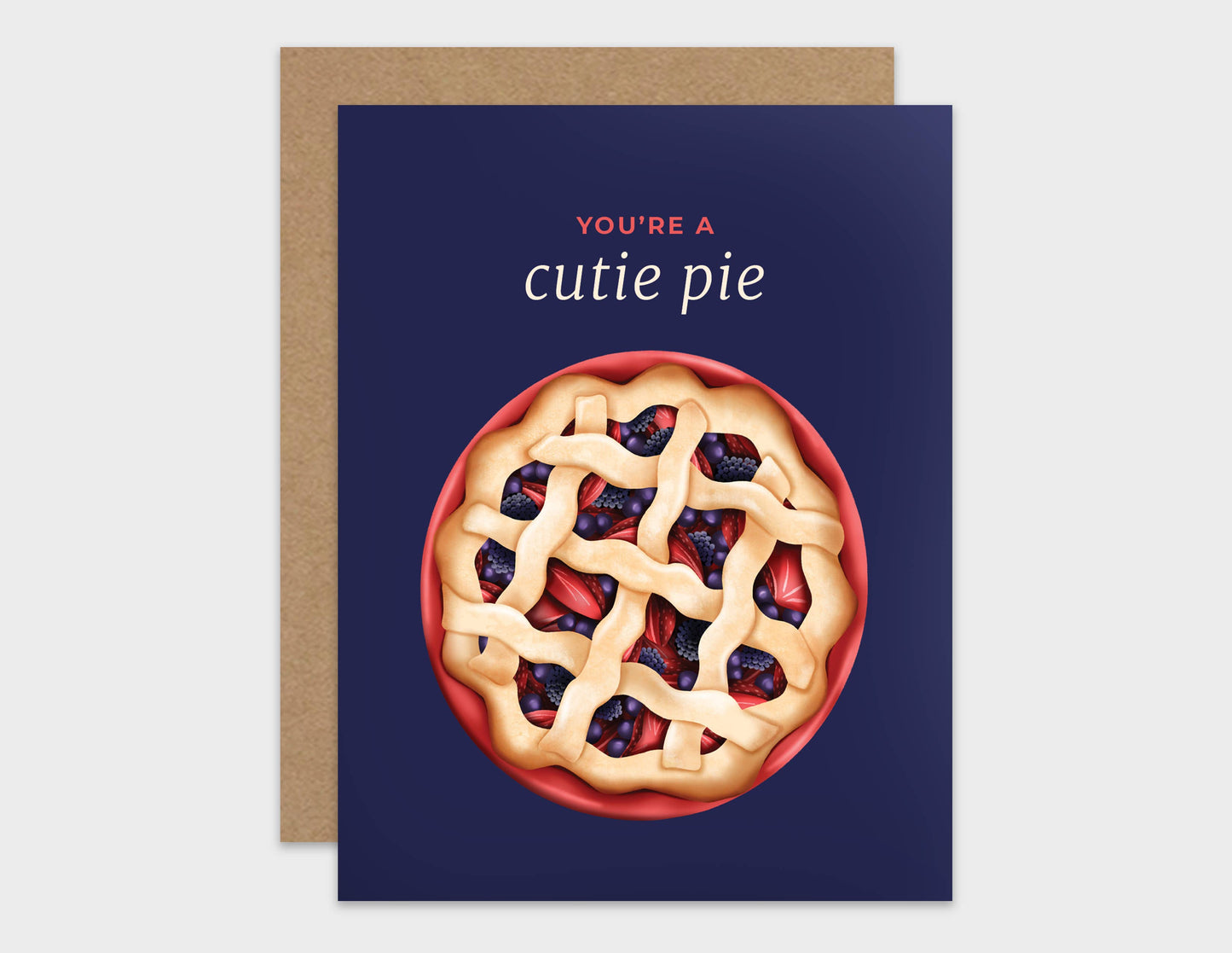 You're a Cutie Pie Pun Love Card