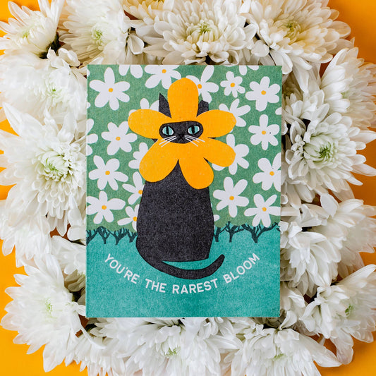 Rarest Bloom - Risograph Card