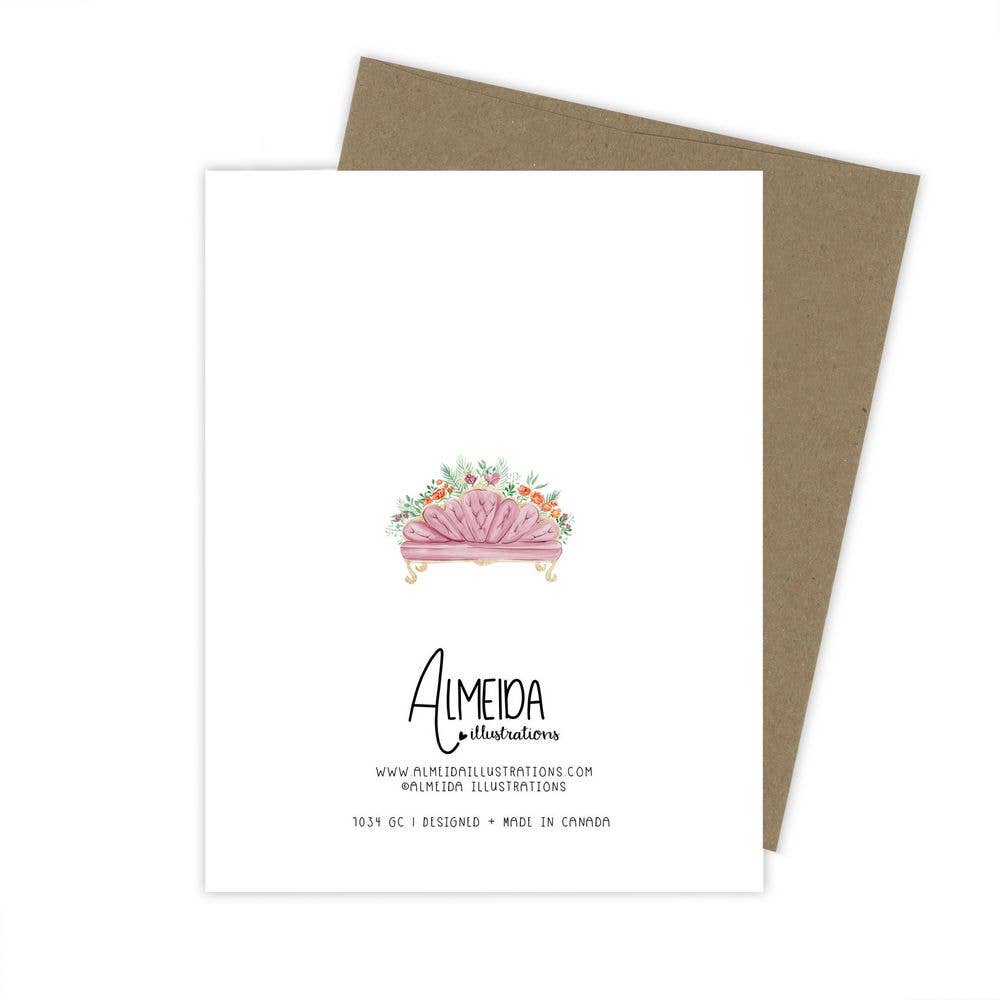 Happily Ever After Minimalist Wedding Card