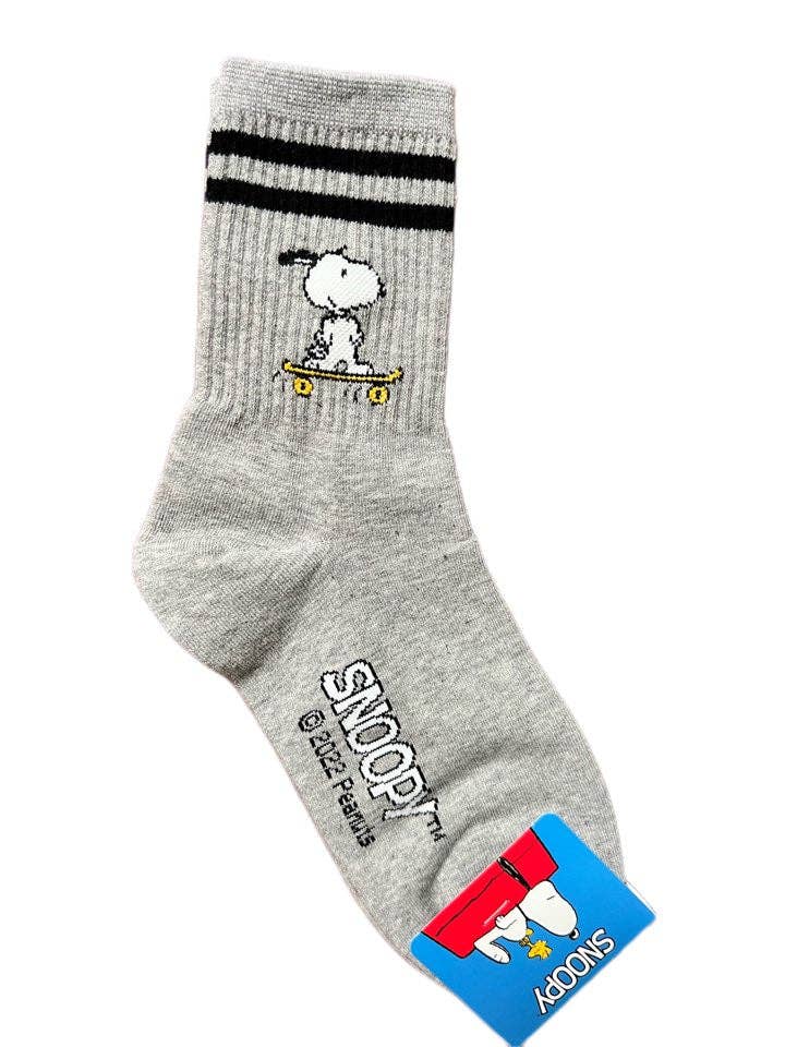Peanuts Snoopy & Charlie Brown daily Crew Ankle Sock