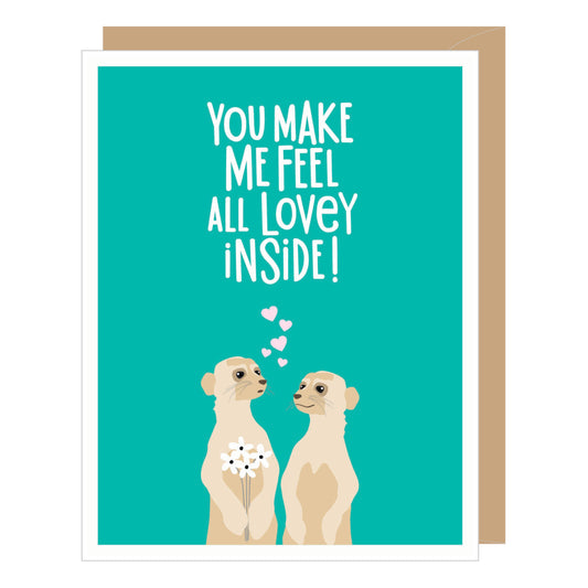 Meerkat Valentine's Day Card