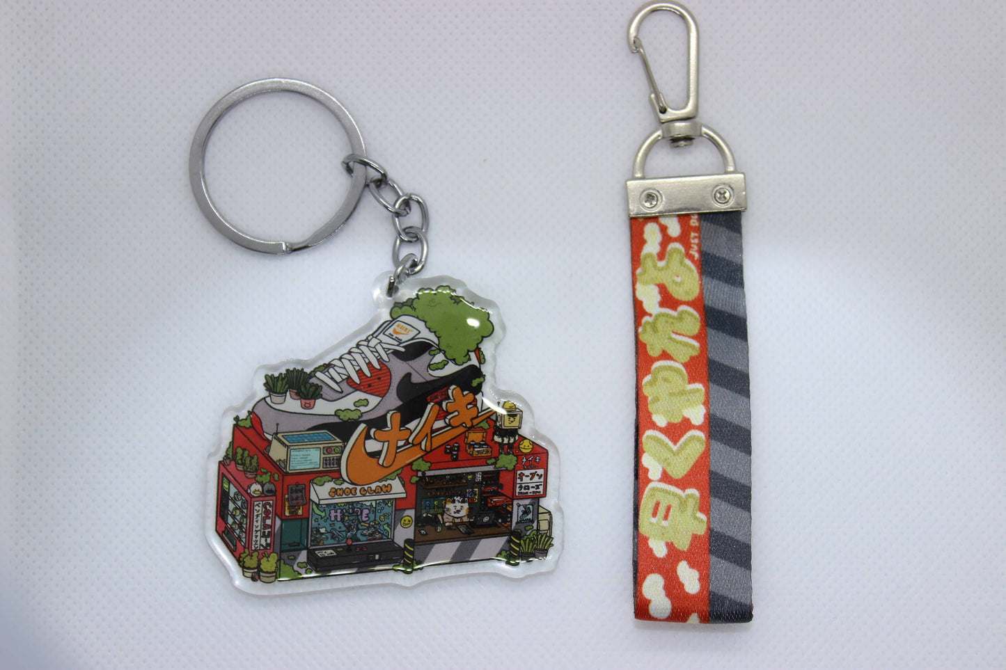 Shoe Box Keychain w/ Lanyard