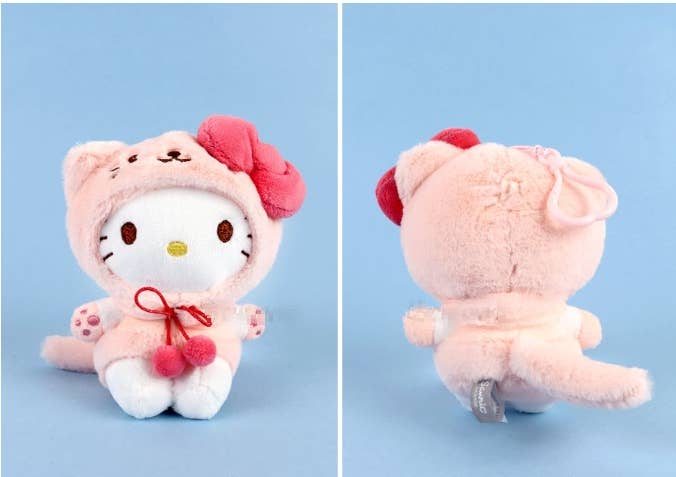 Sanrio Limited Kitty Costume Fluffy Key Chain Bag Charm
