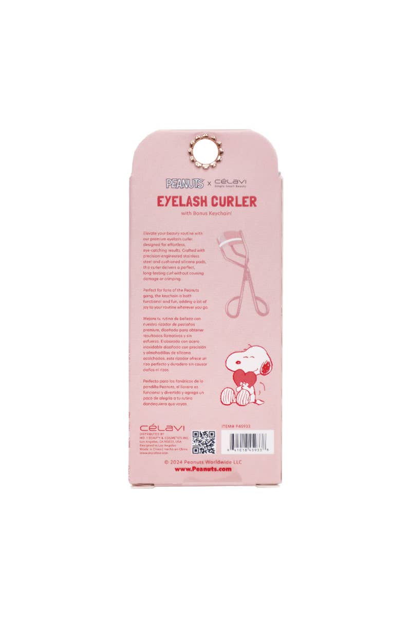 Peanuts Eyelash Curler & Snoopy Keychain