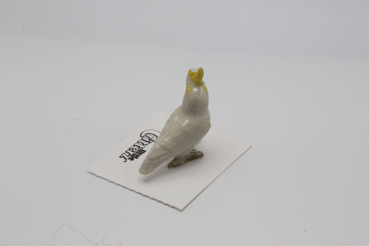 Captain Sulphur-crested Cockatoo Porcelain Miniature