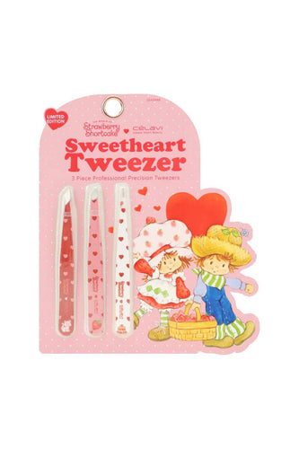 Celavi SS45948 Strawberry Shortcake Tweezer Set - Front & Company: Gift Store