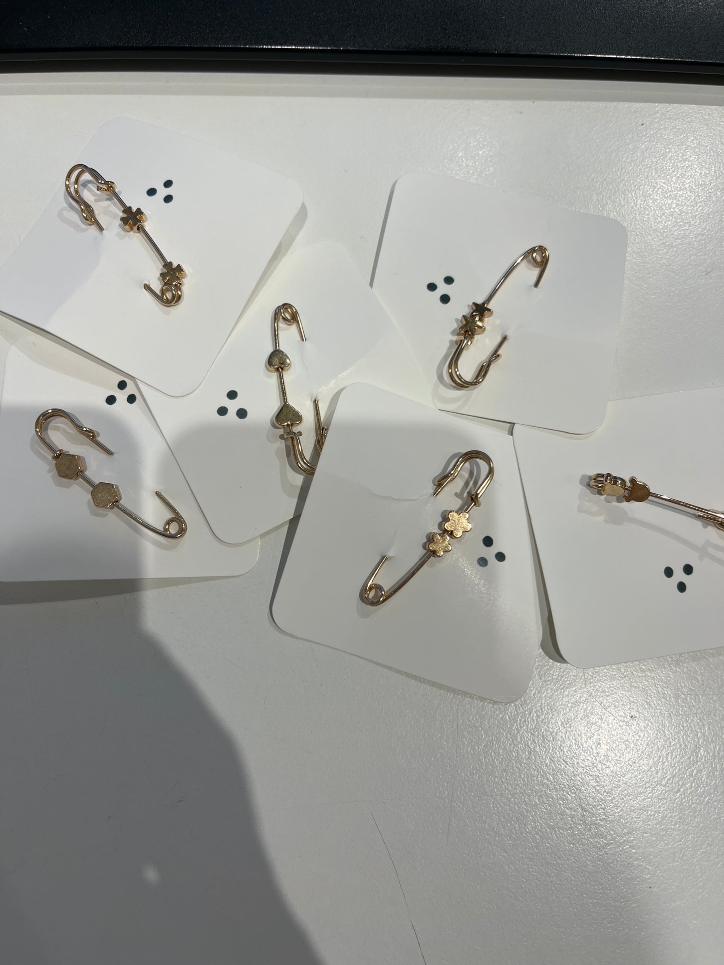 Gold Safety Pin Assorted