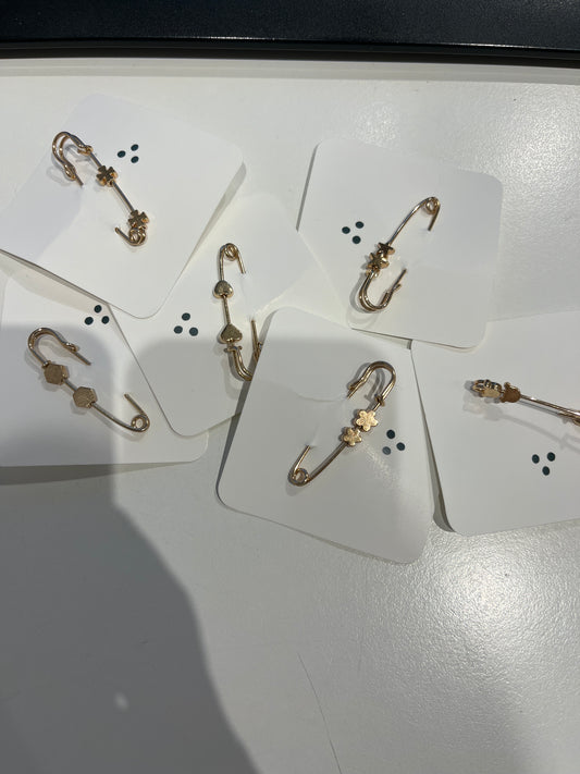 Gold Safety Pin Assorted