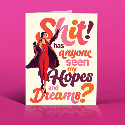 HOPES AND DREAMS funny card