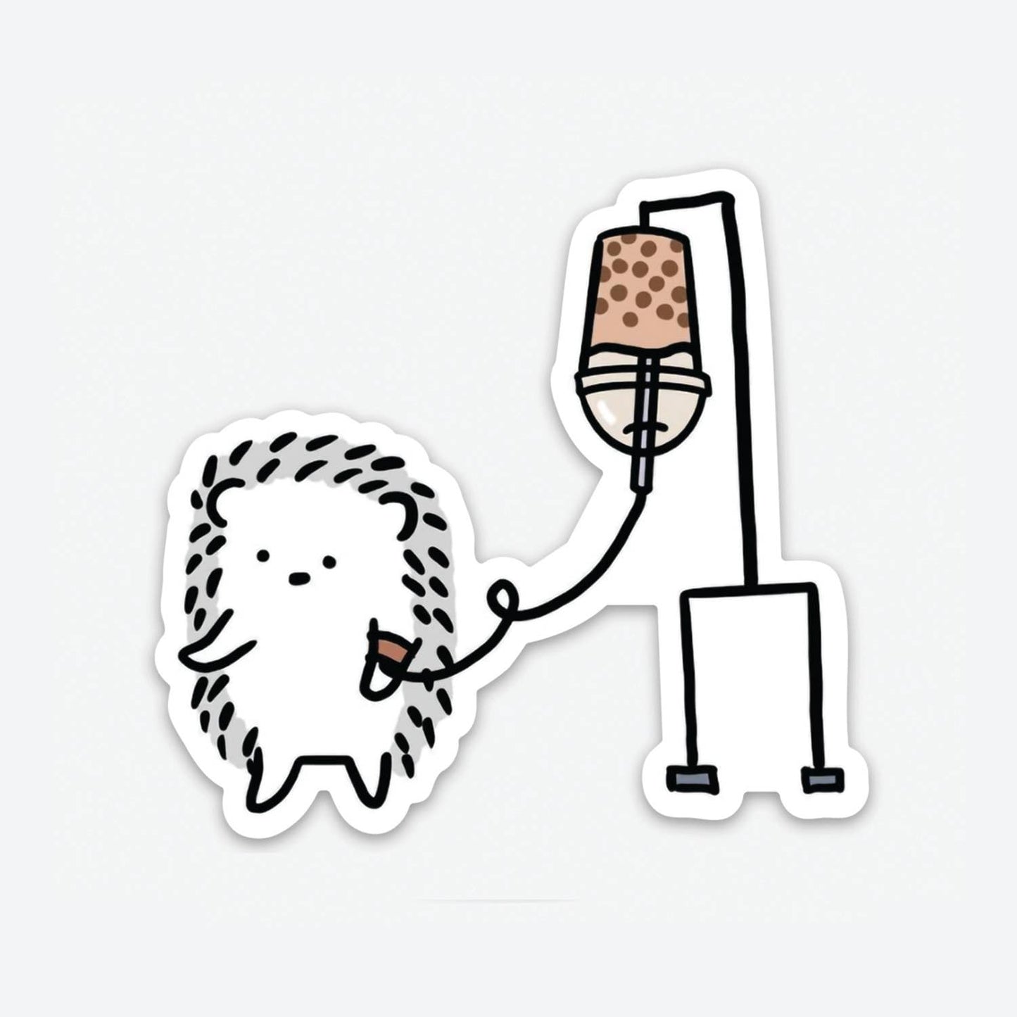 White Bubble Tea IV Sticker