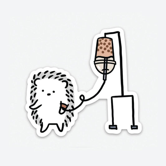 White Bubble Tea IV Sticker