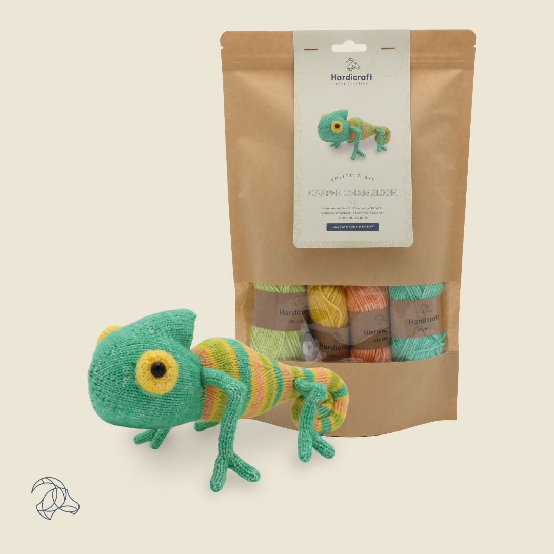 DIY Knitting Kit - Casper Chameleon