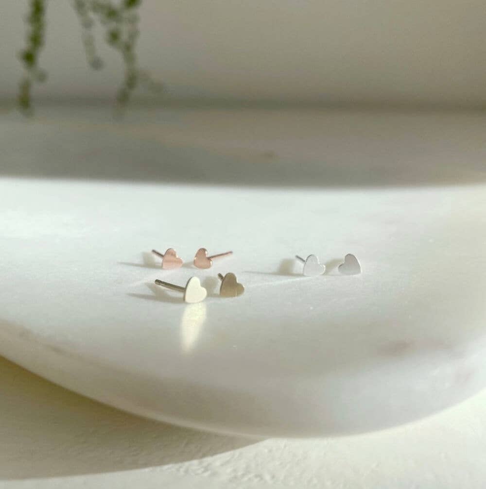 Tiny Heart Studs I Valentine's Day Jewelry