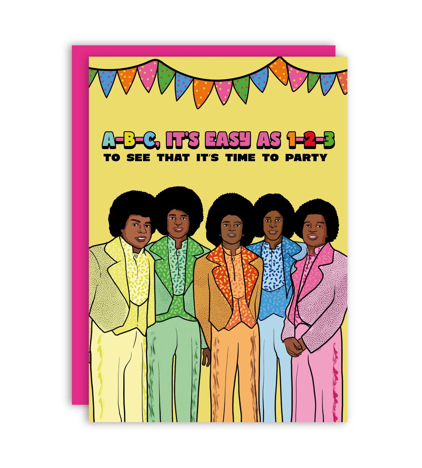 ABC It's Time To Party Happy Birthday Greeting Card