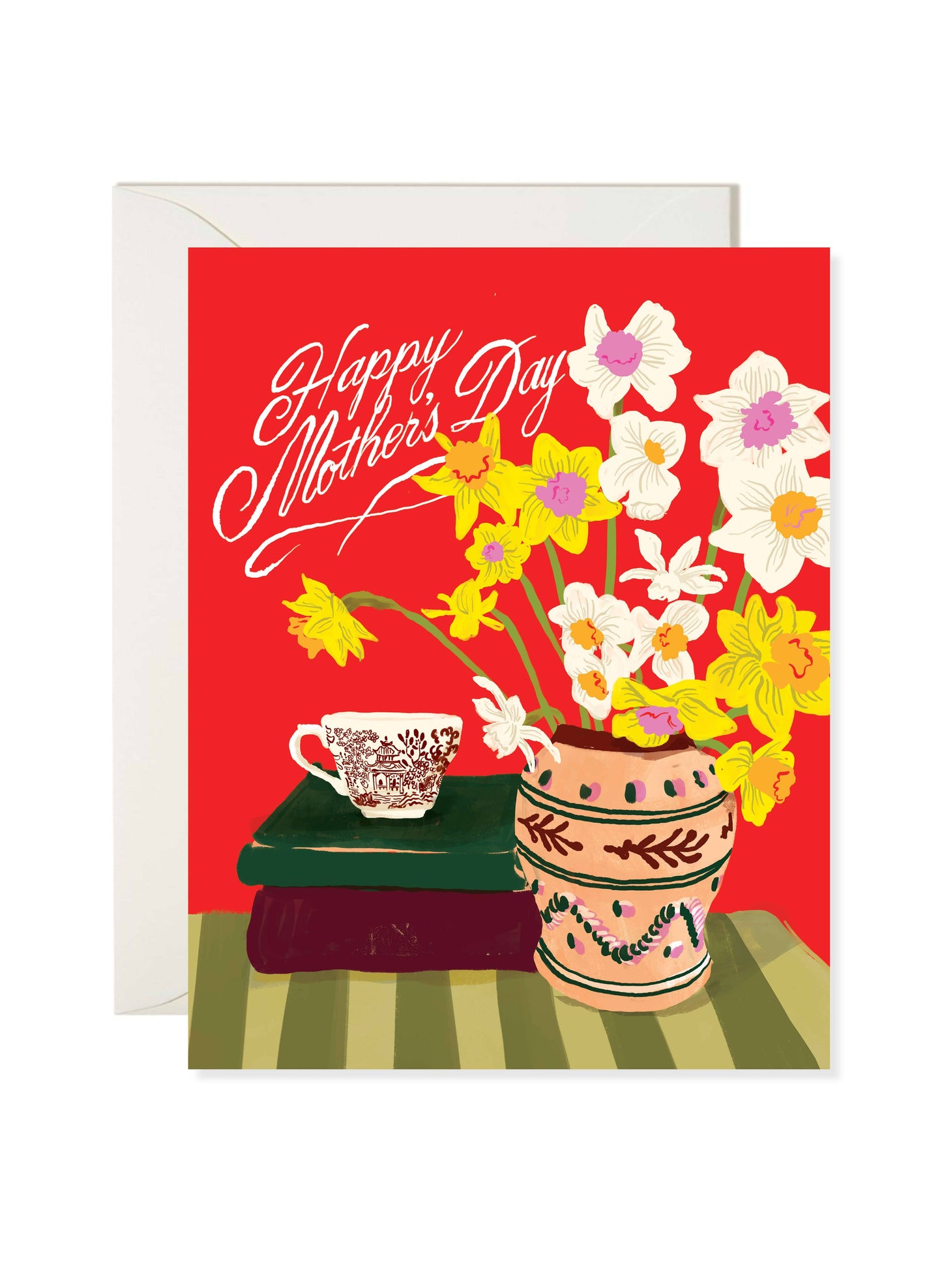 Mother’s Day Daffodils Card – Floral Greeting Card for Moms