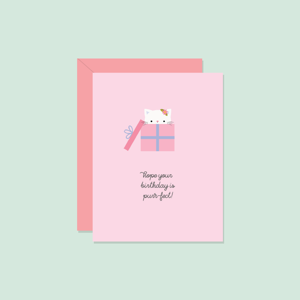 Purr-fect Birthday | Greeting Card